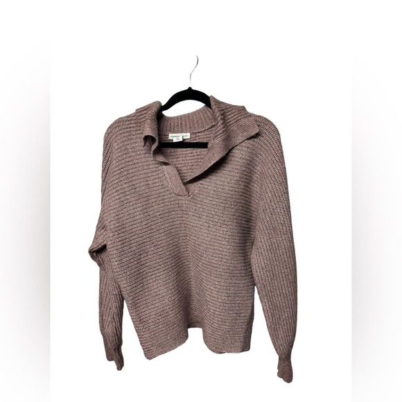 cupcakes & cashmere Sweaters - Cupcakes and Cashmere dusty lilac polo sweater